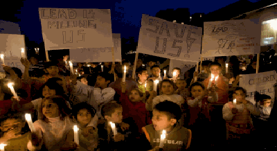 Cesmin Lug and Osterode Children Asking to be save from lead poisoning.