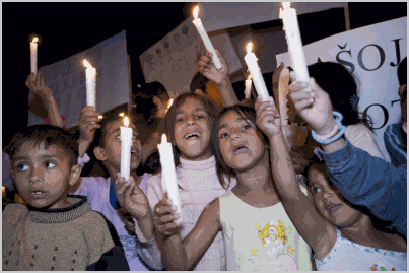 Roma children call to be saved from Lead Poisoning