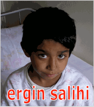 Ergin Salihi in hospital in Belgrade